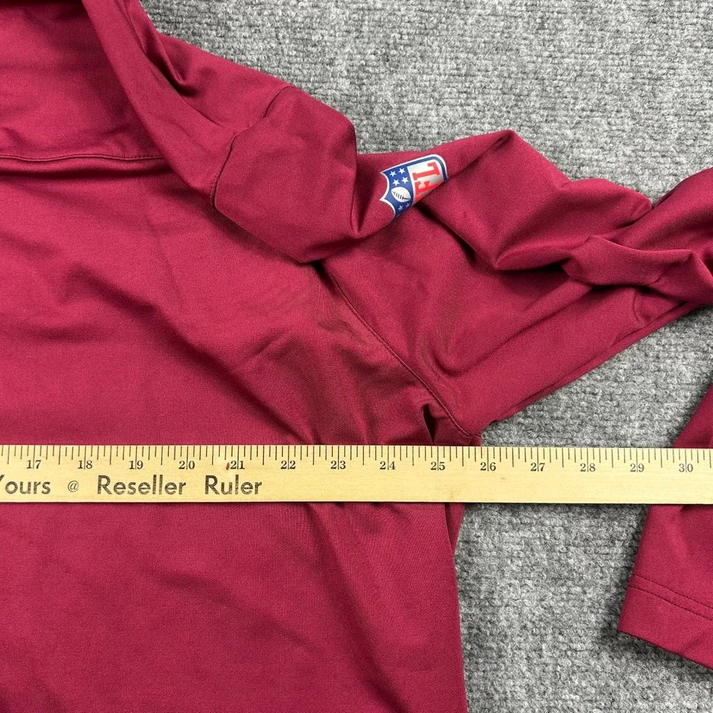 Nike Hoodie Mens XXL Burgundy Washington Commanders NFL Dri-FIT Pullover Shirt - Picture 8 of 9
